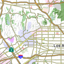 Map of Los Angeles, California - GIS Geography